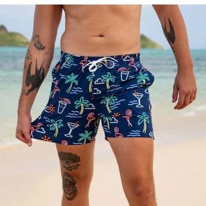 Chubbies neon lights swim trunks